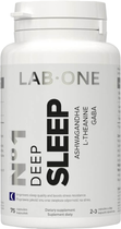 Харчова добавка Lab One Deep Sleep Регенерація Стрес Міцний сон 75 капсул (5906395863570) - зображення 1