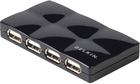 USB Hub 7-portowy Belkin 7 Port USB 2.0 Mobile Hub Black (F5U701cwBLK) - obraz 1