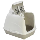 Туалет закрытый для котов Moderna Flip Cat, 58 см х 45 см х 42 см, серый