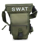 Тактична поясна сумка Swat Tactical з кріпленням на стегнах Olive (300-olive) - зображення 1