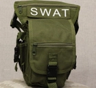 Тактична поясна сумка Swat Tactical з кріпленням на стегнах Olive (300-olive) - зображення 3