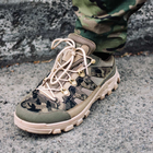 Тактические летние кроссовки мультикам, размер 43 размер – 28.5см. армейская обувь, кроссовки для военных ВСУ - изображение 6