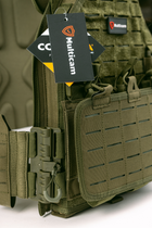 Плитоноска-тактический военный жилет разгрузка, бронежилет ТМ MULTICAM X650 цвет олива, MOLLE, Cordura 1000D, регулируемый размер - изображение 5