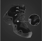 Тактичні водостійкі шкіряні бойові черевики 42 розмір Чорний (Alop) - зображення 5
