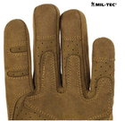 Перчатки мужские Mil-Tec размер L регулируемые для правоохранительных органов водонепроницаемые и прочные Койот - изображение 7