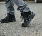 Тактичні водостійкі шкіряні бойові черевики 40 розмір Чорний (Alop) - изображение 7
