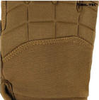 Перчатки водонепроницаемые Mil-Tec размер XL регулируемые на липучке с защитой от ударов защита рук Койот - изображение 5