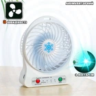 Портативный мини вентилятор UKC Fan HF39 с подсветкой, аккумуляторный 18650, USB Белый