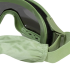 Защитные тактические очки-маска Daisy со сменным стеклом Olive - изображение 5