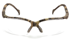 Очки защитные в камуфлированной оправе открытые Pyramex Venture-2 Camo Forest (clear) прозрачные - изображение 2