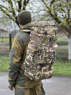Рюкзак туристичний для походів на 70 л. Tactic великий військовий рюкзак колір Multicam (ta70-new-multic) - зображення 3