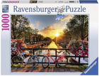 Puzzle Ravensburger Rowery w Amsterdamie 1000 elementów (19606) - obraz 1