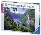 Puzzle Ravensburger Norweski fiord 1000 elementów (15804) - obraz 1