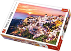 Puzzle Trefl Zachód słońca nad Santorini 1000 elementów (10435) - obraz 1