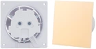 Комплект Витяжний вентилятор AirRoxy dRim 100 S BB + Пластикова панель AIRROXY 01-165 Beige Plexi бежева глянсова