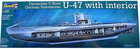 Німецький підводний човен 1:125 Revell German Submarine U-47 with Interior (05060)