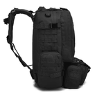 Рюкзак тактический TactPro 55 л с подсумками черный (R000148) - изображение 4