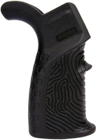 Пистолетная рукоятка DLG Tactical DLG-123 для AR-15 полимер обрезиненная Черная (Z3.5.23.022) - изображение 1
