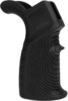 Пистолетная рукоятка DLG Tactical DLG-123 для AR-15 полимер обрезиненная Черная (Z3.5.23.022) - изображение 3