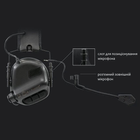 Навушники активні тактичні на шолом EARMOR M32H ОЛИВА - изображение 2