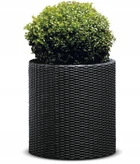 Горшок для цветов Keter Cylinder Large 39L антрацит (17197837)