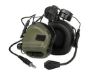Навушники тактичні активні з мікрофоном Earmor M32H MOD3 Foliage Green (M32H-MOD3-FG) - зображення 8