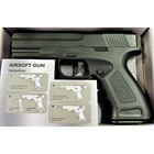 Страйкбольный пистолет 23х14,5х3,5 см Galaxy Черный 000222463 - изображение 3