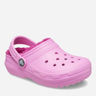 Crocsy dziecięce dla dziewczynki ocieplane Crocs Classic 207010-6SW 34 Różowe (191448894532) - obraz 2