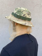 Москитная сетка на голову защитная от комаров и насекомых, накомарник антимоскитная сетка маскировочная ВСУ - изображение 2
