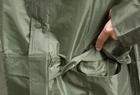 Нейлоновый дождевик тактический военный плащ от дождя размер XL Reis Olive - изображение 3