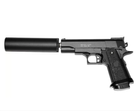 Пистолет с глушителем металлический на пульках Galaxy игровой - изображение 7