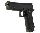Пистолет металлический на пульках черный кольт M1911 - изображение 1