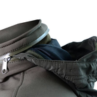 Армійська чоловіча куртка з капюшоном Soft Shell Оливковий L (Kali) - зображення 3