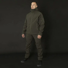 Универсальный мужской костюм водонепроницаемый ветрозащищенный Softshell Gen.II куртка и штаны оливковые утепленные с микро флисовой подкладкой L (Kali) - изображение 5