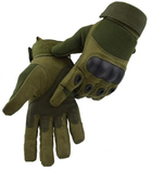 Повнопалі рукавички похідні армійські мисливські захисні FQ16S007 Оливковий XL (Kali) - зображення 1