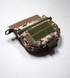 Напашник сумка, паховый подсумок тактический утилитарный с креплением к плитоноске на велкро Пиксель - изображение 3