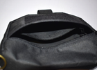 Напашник сумка, паховий підсумок тактичний утилітарний з кріпленням до плитоноски на велкро Чорний - зображення 6