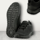 Мужские легкие кроссовки из воздухопроницаемой сетки M-Tac Summer light black с усиленной пятой и носком повседневные спортивные кеды черные 45 - изображение 5