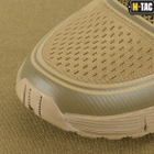 Мужские легкие летние кроссовки с сеткой воздухопроницаемые M-Tac Summer кеды спортивные повседневные прорезиненный носок и пятка койот 47 демисезонные - изображение 6