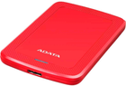 HDD ADATA DashDrive HV300 2TB AHV300-2TU31-CRD 2.5 USB 3.1 Zewnętrzny Slim Red - obraz 2