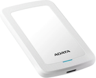 Жорсткий диск ADATA DashDrive HV300 2TB AHV300-2TU31-CWH 2.5 USB 3.1 External Slim White - зображення 2