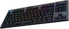 Клавіатура бездротова Logitech G915 Gaming TKL Tenkeyless LIGHTSPEED RGB GL CLICKY Black (920-009537) - зображення 3