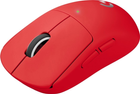Mysz komputerowa Logitech PRO X SUPERLIGHT Wireless Czerwona (910-006784) - obraz 2