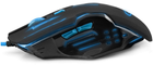 Миша Esperanza MX403 Apache USB Black/Blue (EGM403B) - зображення 2