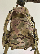 Тактический рюкзак Raptor с подсумками армейский мультикам 50 л - изображение 6