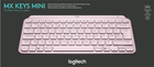 Klawiatura bezprzewodowa Logitech MX Keys Mini Wireless Illuminated Rose (920-010500) - obraz 10