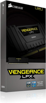 RAM Corsair DDR4-2400 8192MB PC4-19200 Vengeance LPX czerwony (CMK8GX4M1A2400C16R) - obraz 8