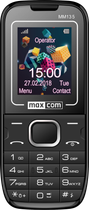 Telefon komórkowy Maxcom MM135 Czarno-Niebieski (bez ładowarki) - obraz 1