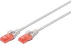 Patchcord Digitus CAT6 UTP 3 m AWG 45133 CCA PVC Szary (DK-1612-030)