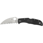 Нож Spyderco Endela Wharncliffe Serrator Black (C243FSWCBK) - изображение 1